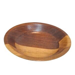 Vintage Solid Walnut 7" Bowl from Lebanon MO Diversified Industries Division